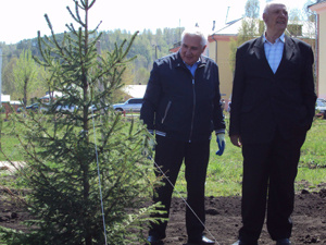 В честь 40-летия разреза «Шестаки», в Гурьевске заложили аллею горняков