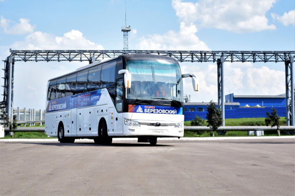 Третий автобус производства КНР поступил на разрез «Березовский»