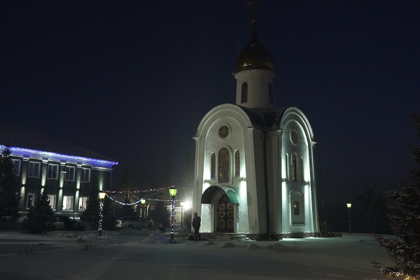В Киселевске на «Шахте №12» после реконструкции открыли часовню Святой великомученицы Варвары