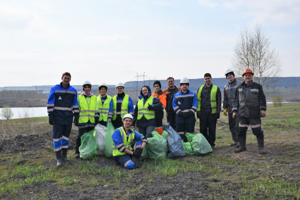 Отдел охраны окружающей среды разреза «Березовский» организовал экологический субботник в Прокопьевском округе