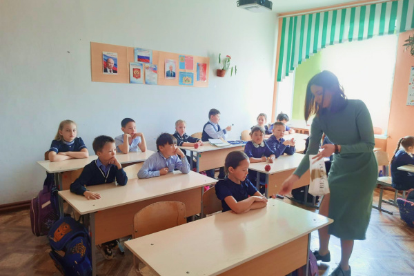 Экологи разреза «Шестаки» провели урок на тему охраны окружающей среды для школьников поселка Беково