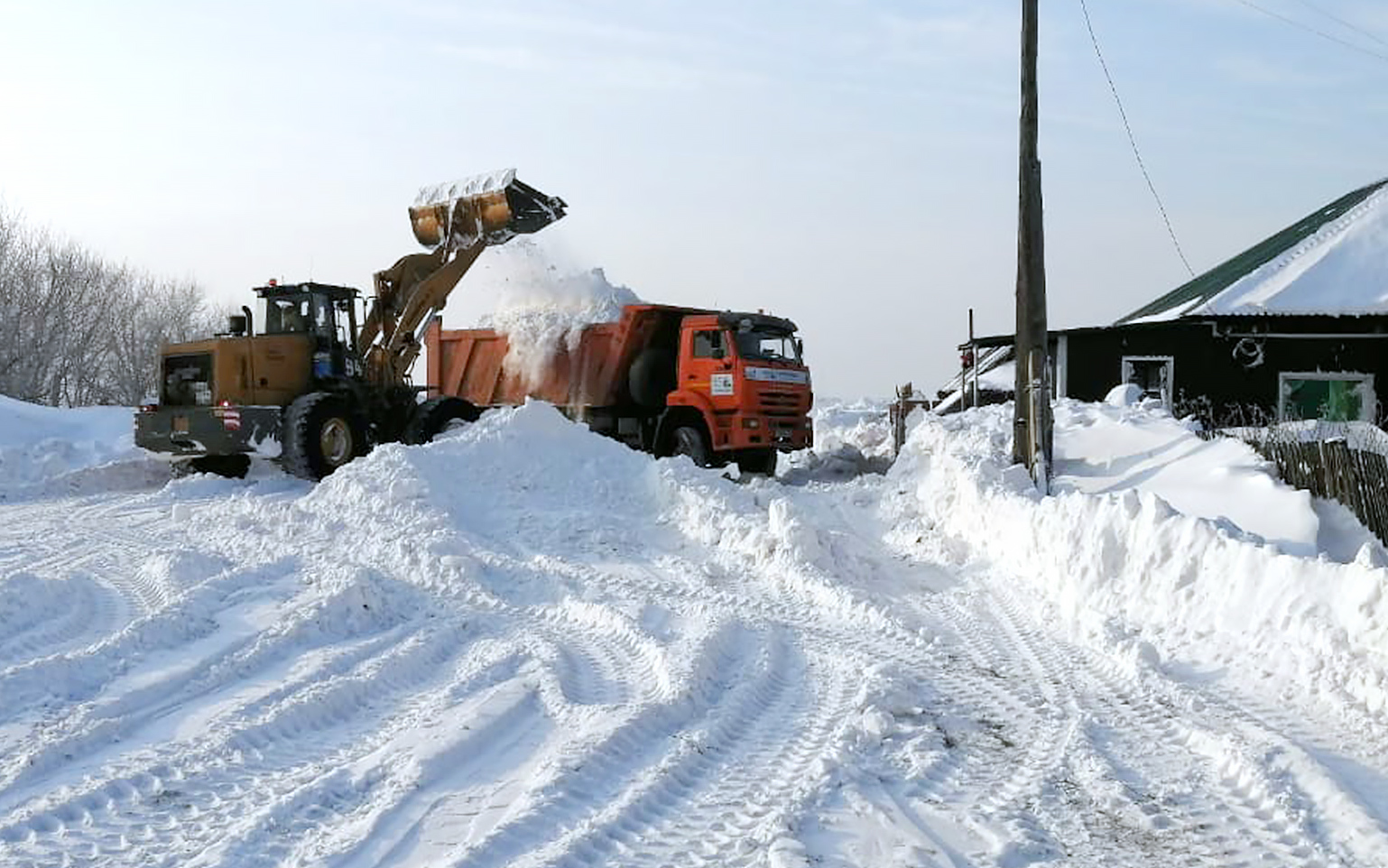 Предприятия Стройсервиса спасают Белово и Беловский район от снежного коллапса. Стройсервис