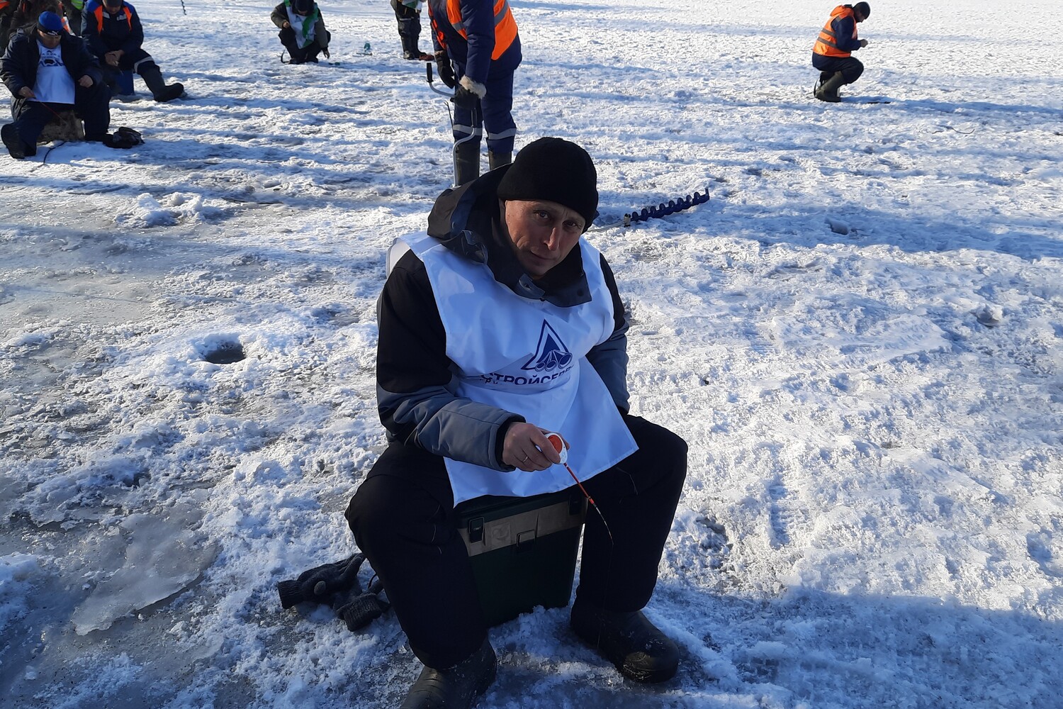 Состоялись соревнования по зимней рыбалке среди предприятий АО Стройсервис. Стройсервис