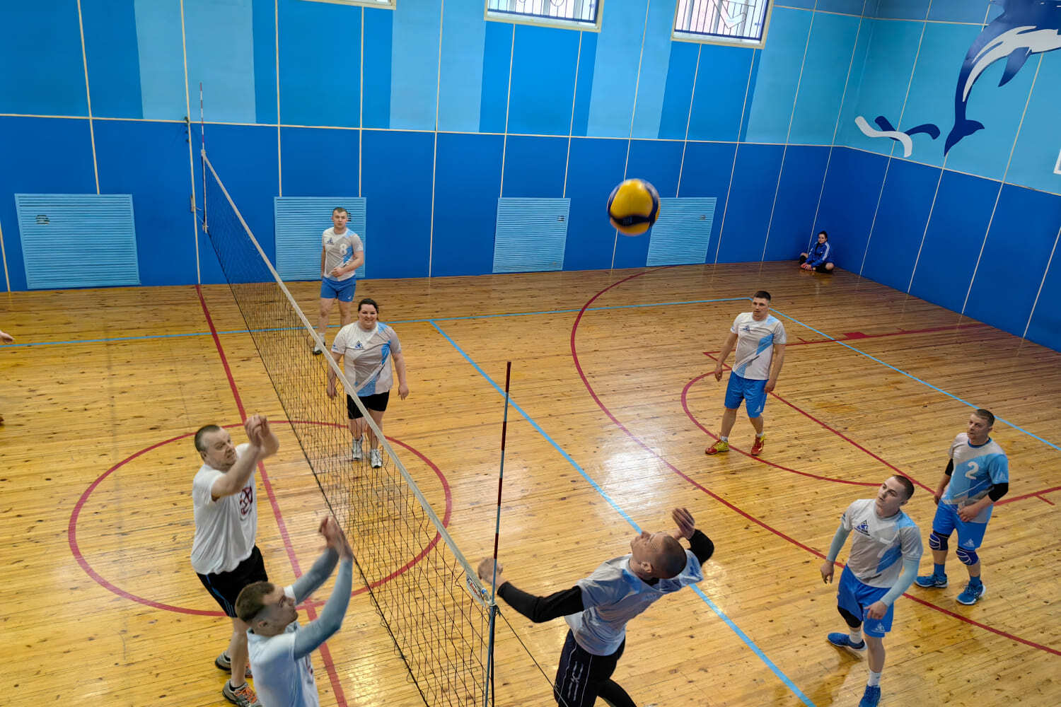 Команда разреза Березовский победила на городском первенстве Прокопьевска по волейболу. Стройсервис